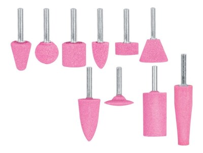 Foto 1 | Foto 1 | Juego 10 Piedras Montadas Zanco 1/4'' Truper 12445