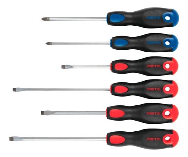 Foto 1 | Foto 1 | Juego Desarmadores, 6 Pz, Mango Comfort Grip, Pretul, 20220