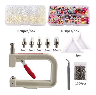 Foto 1 | Foto 1 | Juego De Remachadora Con Accesorios De Perlas