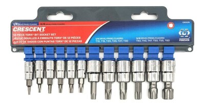 Foto 1 | Foto 1 | Kit De Dados Punta Torx 12 Piezas Cbss2n Crescent
