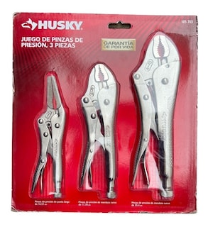 Foto 1 | Foto 1 | Juego 3 Pinzas De Presión Marca Husky Original