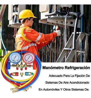 Foto 2 | Foto 2 | Juego Manometros Refrigeracion Manifold R12 R134 R22 R404