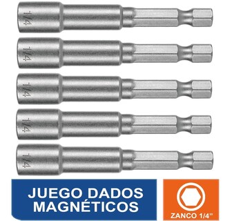 Foto 1 | Foto 1 | Juego Dados Magnéticos, 1/4 , 5 Piezas, Truper Expert 12939