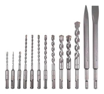 Foto 2 | Foto 2 | Juego Estuche 13 Pza Brocas Y Cinceles Sds-plus D31734 Makit