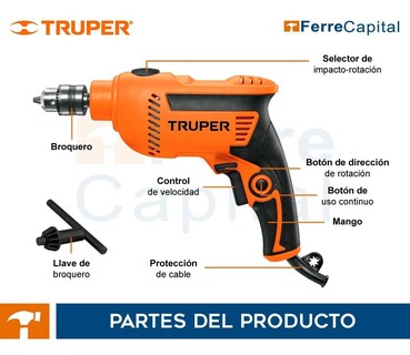 Foto 2 | Foto 2 | Rotomartillo Profesional 16736 + Jgo Brocas Mixto 9 Pz 20704