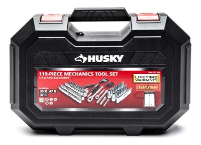 Foto 1 | Foto 1 | Juego De Herramientas Mecánicas Husky (119 Piezas)