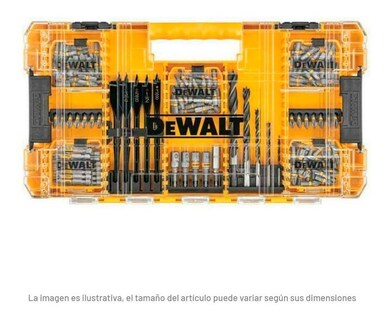 Foto 1 | Foto 1 | Juego De Brocas Y Puntas 160pz Dwamf160 Dewalt