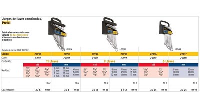 Foto 2 | Foto 2 | Juego 11 Laves Milimetricas Combinadas 6 A 16mm Pretul 21991
