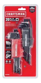 Foto 2 | Foto 2 | Juego De 20 Llaves Allen Mm Y Std Craftsman Cmht26020