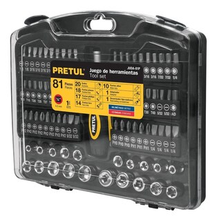 Foto 1 | Foto 1 | Juego Herramientas 81 Pz Pretul 23972