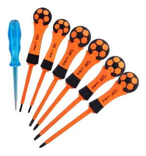 Foto 1 | Foto 1 | Juego de Destornilladores Genérico Screwdriver Sets en Forma de Balón Naranja 7 Piezas