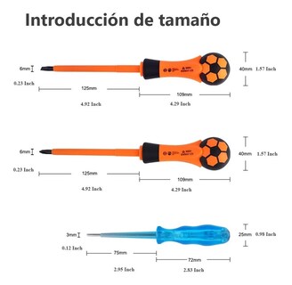 Foto 2 | Foto 2 | Juego de Destornilladores Genérico Screwdriver Sets en Forma de Balón Naranja 7 Piezas