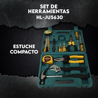 Foto 2 | Foto 2 | Juego de Herramientas HL JU5630 Portafolio Kit Básico