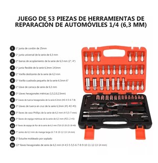 Foto 2 | Foto 2 | Juego de Herramientas Eo Safe Imports Esi5263 53 Piezas