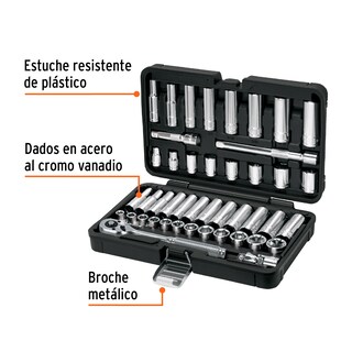 Foto 2 | Foto 2 | Juego de 45 Herramientas Truper JD-3/8X45MP Cuadro 3/8 '' STD y MM