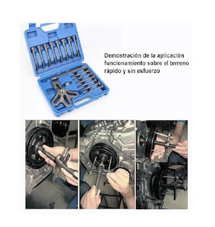 Foto 2 | Foto 2 | Herramienta Extractora de Volante Belug 17 Piezas + Estuche Azul