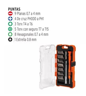 Foto 4 | Foto 4 | Desarmador Truper con 30 Puntas