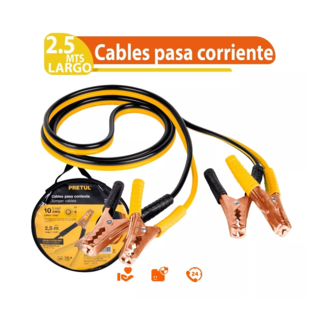 Foto 3 | Foto 3 | Juego De Cables Para Pasar Corriente Cal 10 2.5 Mt 125 Amp Amarillo/negro