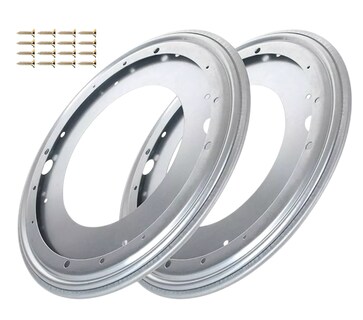 Foto 1 | Foto 1 | Base Giratoria Para Muebles, 30.5 Cm 2 Pcs, Plata