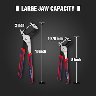 Foto 4 | Foto 4 | Juego De Alicates Workpro Groove Joint De 25 Y 20 Cm Ajustables - Venta Internacional.