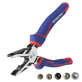 Foto 1 | Foto 1 | Extractor De Tornillos Pliers Workpro Linesman Pro Con Mordazas Antideslizantes - Venta Internacional.