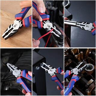 Foto 6 | Foto 6 | Extractor De Tornillos Pliers Workpro Linesman Pro Con Mordazas Antideslizantes - Venta Internacional.