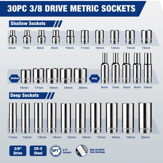 Foto 3 | Foto 3 | Juego De Enchufes Y Trinquetes Workpro Drive De 32 Piezas De 3/8 Pulgadas - Venta Internacional.