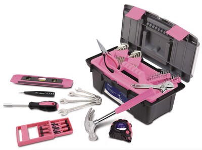 Foto 1 | Foto 1 | Juego De Herramientas Apollo Tools, 53 Piezas, Para Reparaciones De Bricolaje, Cinta Rosa - Venta Internacional.