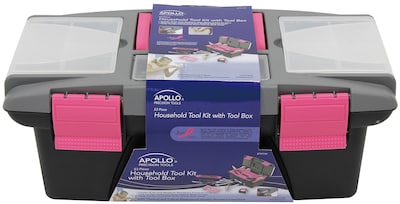 Foto 2 | Foto 2 | Juego De Herramientas Apollo Tools, 53 Piezas, Para Reparaciones De Bricolaje, Cinta Rosa - Venta Internacional.