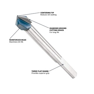 Foto 2 | Foto 2 | Broca Para Vidrio Con Punta De Carburo Bosch Gt1000 - Venta Internacional.
