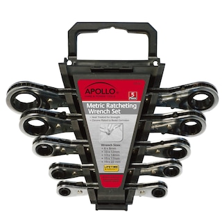 Foto 1 | Foto 1 | Juego De Llaves De Trinquete Apollo Tools Dt1213, 5 Piezas Métricas - Venta Internacional.