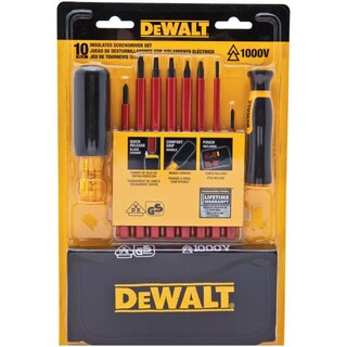 Foto 5 | Foto 5 | Juego De Destornilladores Dewalt Con Aislamiento Y Empuñadura De Vinilo, 10 Piezas - Venta Internacional.