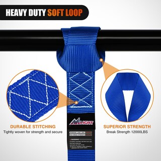 Foto 3 | Foto 3 | Correas De Amarre Para Motocicletas Nilight Soft Loop, 1,7 X 17 Cm, Paquete De 8 - Venta Internacional.
