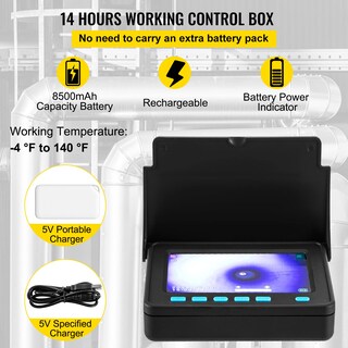 Foto 6 | Foto 6 | Cámara De Alcantarillado Vevor, Cable De 20 M, Dvr, 4.3 Pulgadas, Luces Led Ip68, Resistente Al Agua - Venta Internacional.