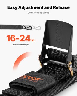 Foto 5 | Foto 5 | Correas Ajustables Vevor Para Remolque De Barco, 2 X 24 Pulgadas (paquete De 2) - Venta Internacional.