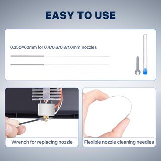 Foto 5 | Foto 5 | Juego De Boquillas Elegoo Para Impresora 3d Neptune 4 Plus/4 Max 0.4/0.6/0.8/1.0 Mm - Venta Internacional.