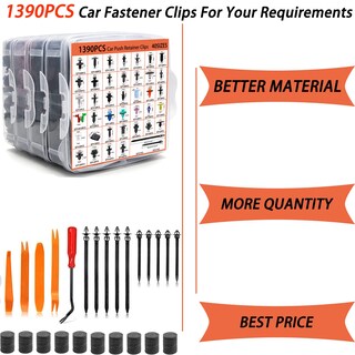 Foto 4 | Foto 4 | Kit De Clips De Retención De Coche Y Abrazaderas Para Paneles De Puertas, 1595 Piezas - Venta Internacional.