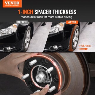 Foto 2 | Foto 2 | Separadores De Ruedas Vevor De 5 X 114 Mm Y 25,4 Mm De Grosor Para Jeep Ford, 4 Unidades - Venta Internacional.