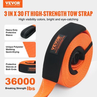 Foto 2 | Foto 2 | Kit De Recuperación De Correas De Remolque Vevor Poliéster Heavor Heavy Duty De 3 X 9 M - Venta Internacional.