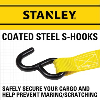 Foto 4 | Foto 4 | Correas De Amarre Con Trinquete Stanley S1000 De 1 M X 3 M, Paquete De 8 - Venta Internacional.