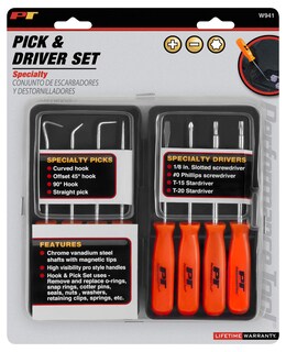 Foto 2 | Foto 2 | Escarbadores y Destornilladores Performance Tool W941 8 Piezas - Venta Internacional