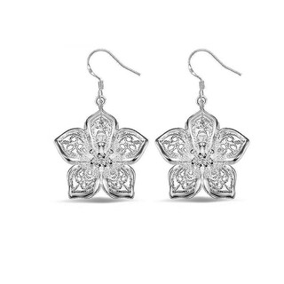 Foto 1 | Foto 1 | Pendientes Huoguo De Rosas Huecas De Cobre Para Mujer (6 Unidades) - Venta Internacional.