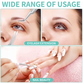 Foto 6 | Foto 6 | Juego De Pinzas Honoson De Acero Inoxidable Con Lupa 8 Unidades - Venta Internacional.