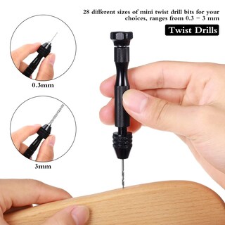 Foto 2 | Foto 2 | Juego De Brocas Manuales Mudder 57 Piezas Pin Vise Micro Twist - Venta Internacional.