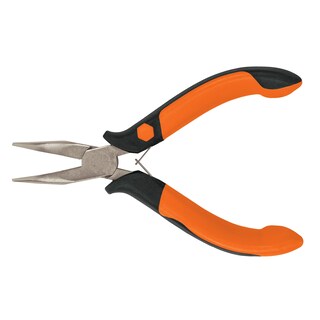 Foto 1 | Foto 1 | Pinza Miniatura Punta Curva 5p Truper color Anaranjado con Mango Comfort Grip