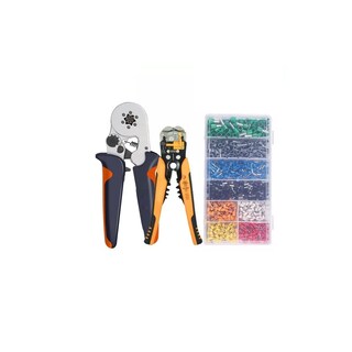 Foto 1 | Foto 1 | Set Pinza Ponchadora Eo Safe Imports Esi-7757 Multicolor de Terminales Pinzas Pelacables 1200 PZAS