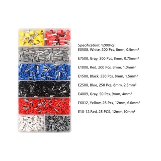 Foto 3 | Foto 3 | Set Pinza Ponchadora Eo Safe Imports Esi-7757 Multicolor de Terminales Pinzas Pelacables 1200 PZAS