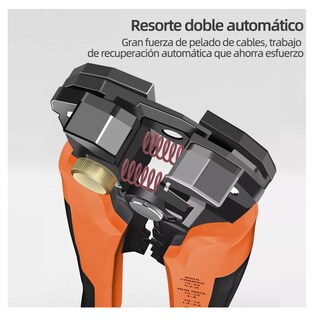 Foto 3 | Foto 3 | Pinza Pela Cables Automática Acsentron Uso Rudo Naranja
