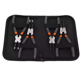 Foto 1 | Foto 1 | Juego de 4 Pinzas para Anillos de Seguridad con Estuche de Tela