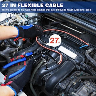 Foto 5 | Foto 5 | Pinzas Para Mangueras Workpro Flexible De 27 Pulgadas Para Mangueras De Refrigerante De Automóviles - Venta Internacional.